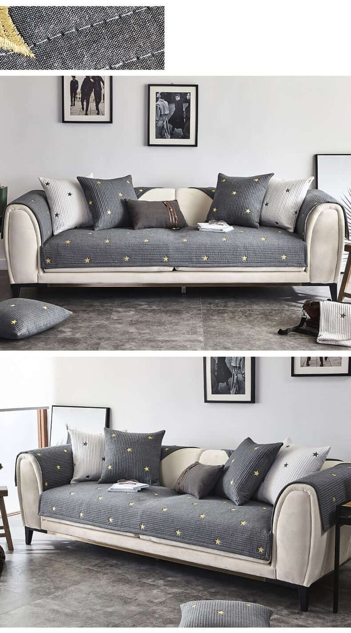 AFRA - Cotton Covers for Sofa & Cushion | Free Combination Sofa & Cushion Covers