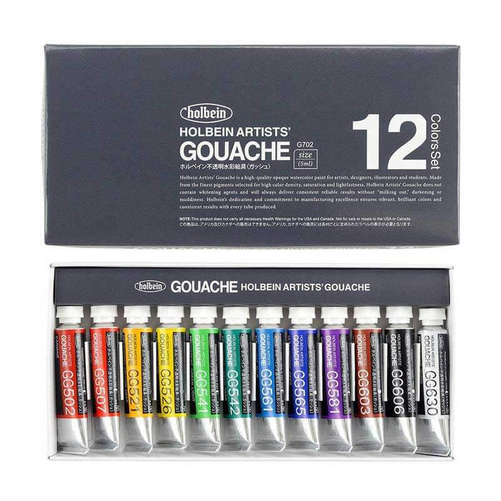 Holbein Artists' Gouache Sets - www.zawearystocks.com