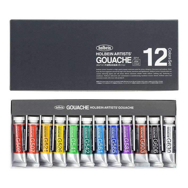 Holbein Artists' Gouache Sets - www.zawearystocks.com