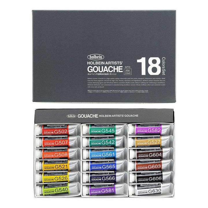 Holbein Artists' Gouache Sets - www.zawearystocks.com