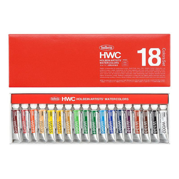 Holbein Artists' Watercolor Paint Tubes and Sets - www.zawearystocks.com