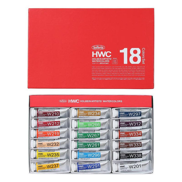 Holbein Artists' Watercolor Paint Tubes and Sets - www.zawearystocks.com