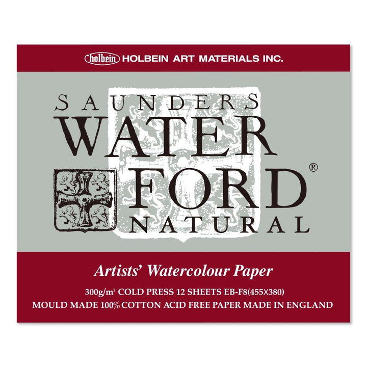 Holbein Waterford Cold Press Natural Artists‘ Watercolour Paper - www.zawearystocks.com