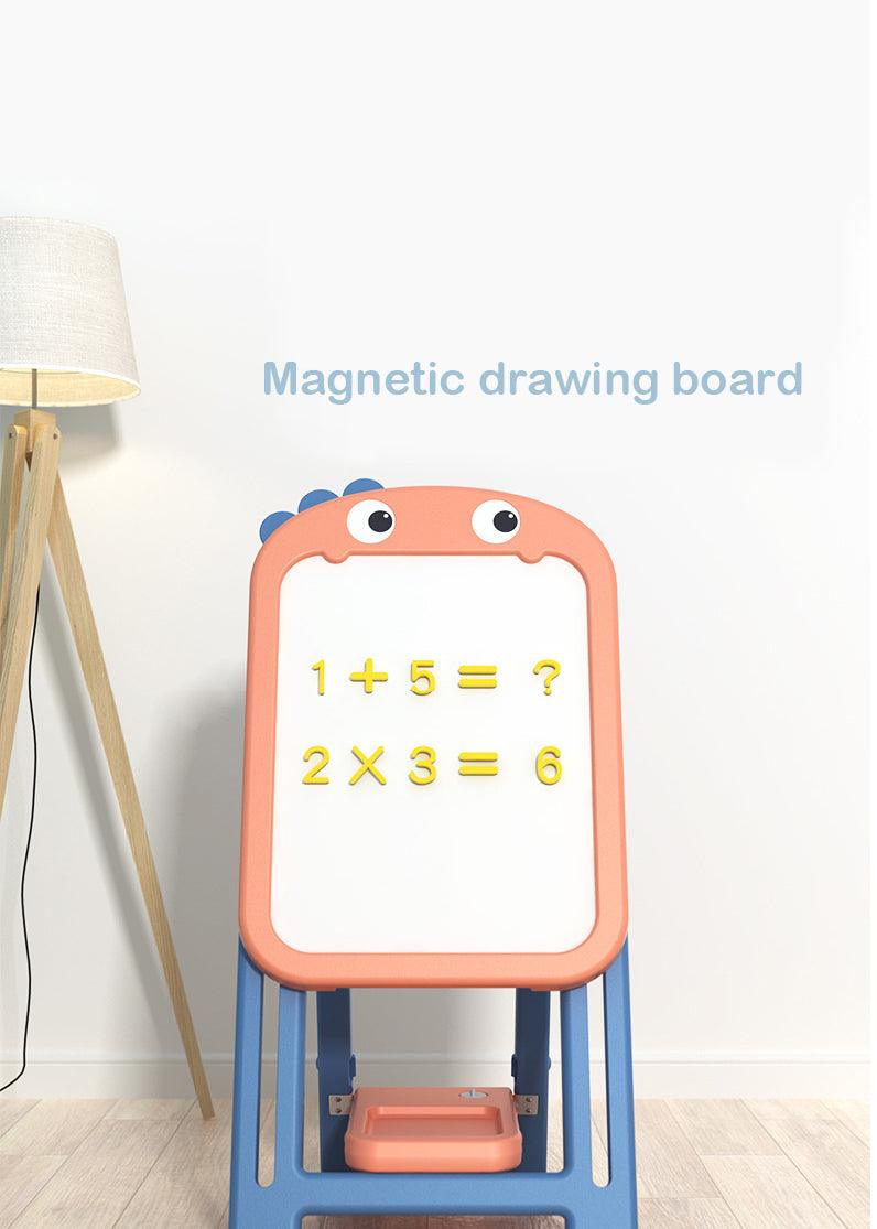 Kids Magnetic Erasable Art Board + 1 Chair - Classic Bear Set - www.zawearystocks.com