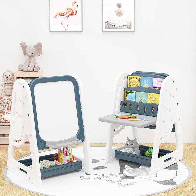 Kids Multi-use Magnetic Erasable Artboard and Storage Table + 1 Chair - www.zawearystocks.com