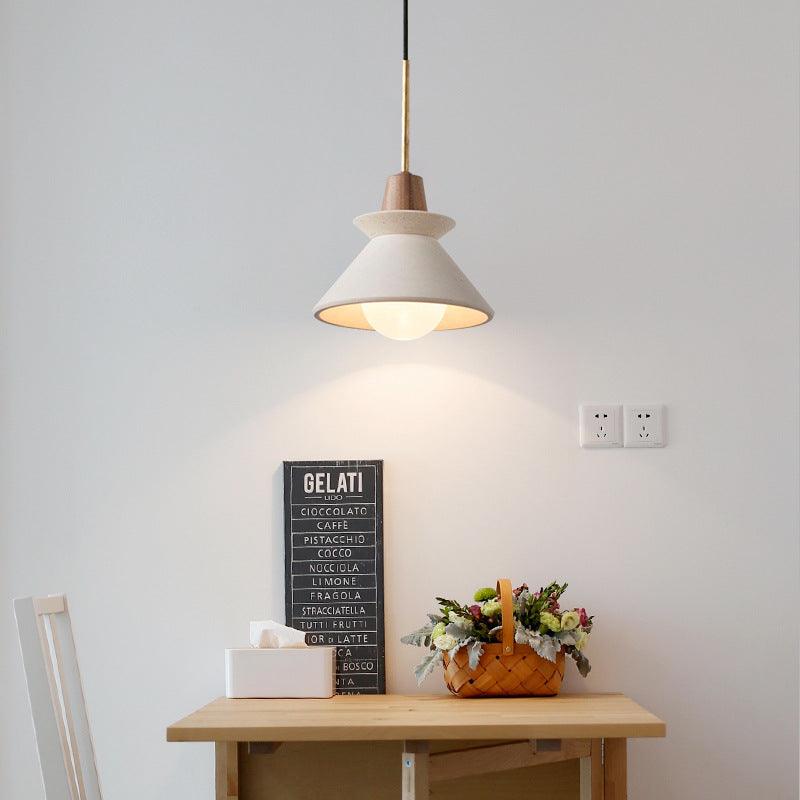 Lightweight Cement Teacup Shade Pendant Lamp - Moku Park