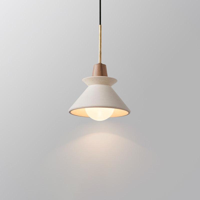 Lightweight Cement Teacup Shade Pendant Lamp - Moku Park