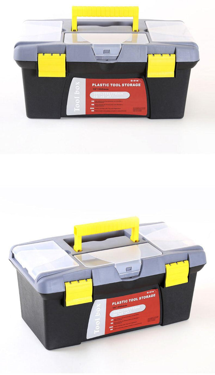 Multifunction Plastic Tool Box  - 16 inches (395*235*175mm) - Moku Park