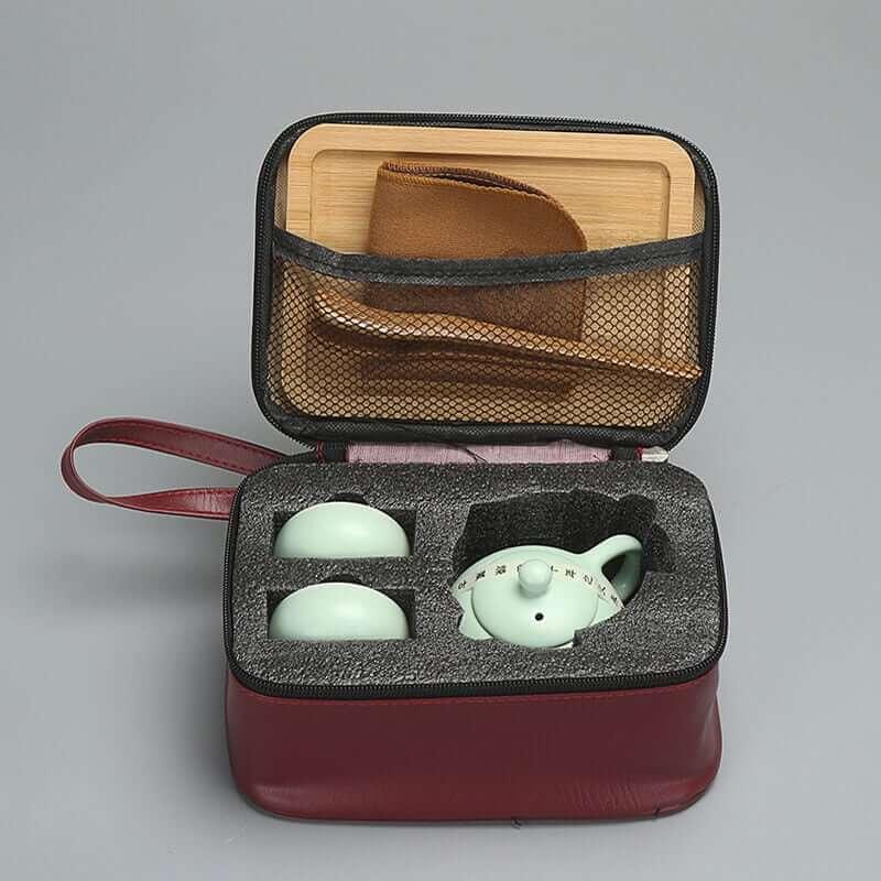 Portable Ceramic Kung Fu Tea Set - www.zawearystocks.com