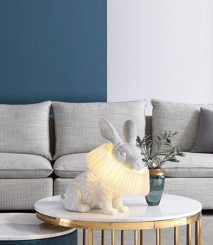 Resin Rabbit Decorative Table Lamp - Moku Park