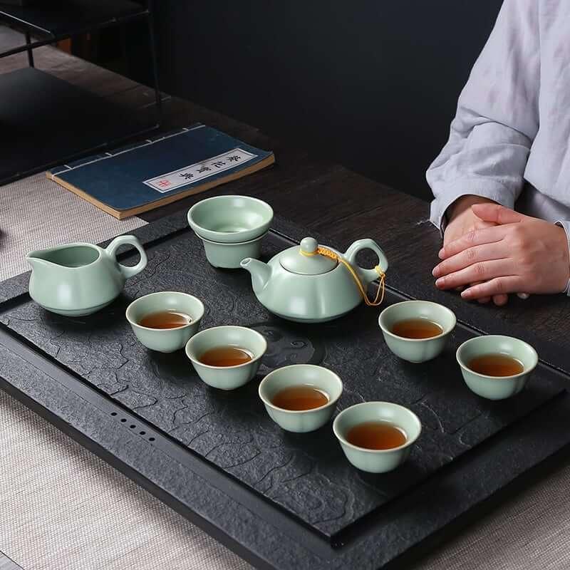 RU Cellar Ceramic Tea Set - 10 pcs - www.zawearystocks.com