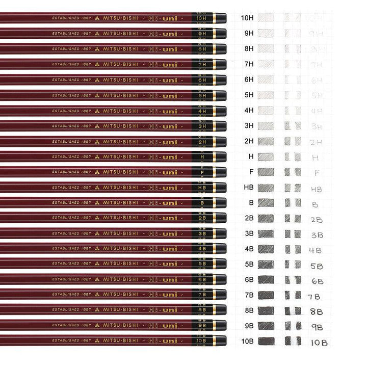 Uni Hi-uni pencil-Set of 12 - Moku Park