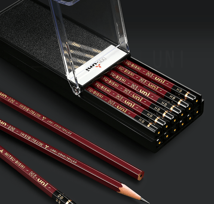 Uni Hi-uni pencil-Set of 12 - Moku Park