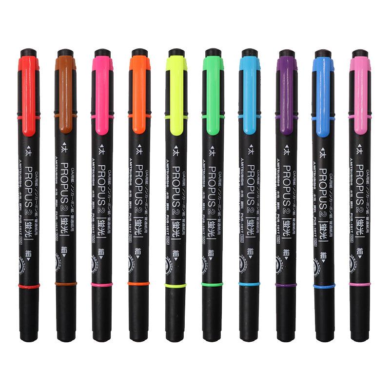 Uni Mitsubishi Propus 2 Double-Sided Highlighter - Moku Park