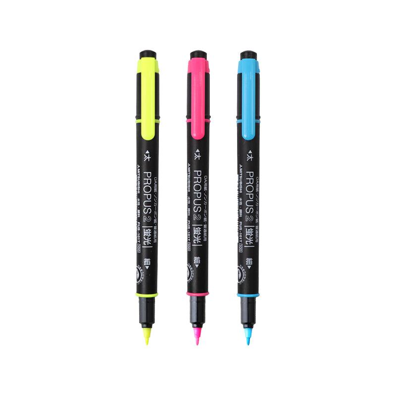 Uni Mitsubishi Propus 2 Double-Sided Highlighter - Moku Park