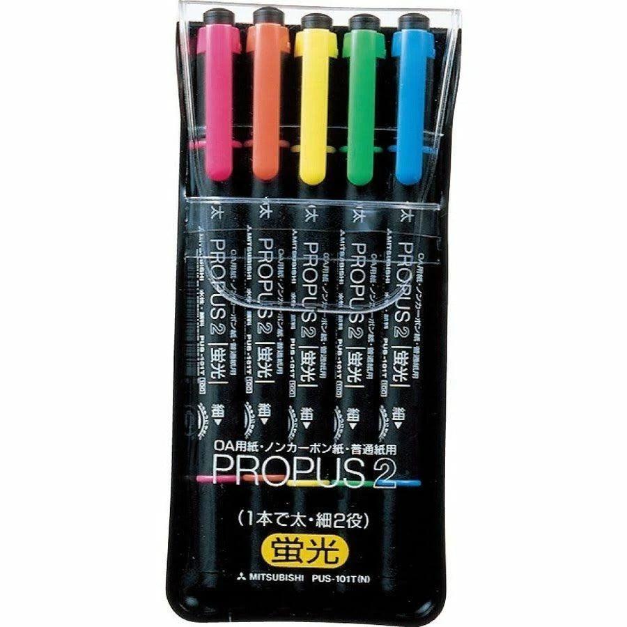 Uni Mitsubishi Propus 2 Double-Sided Highlighter - Moku Park