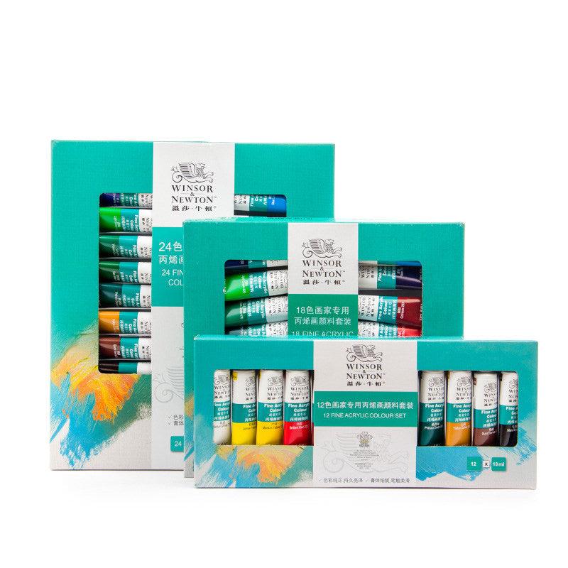 Winsor & Newton Fine Acrylic Paint Set- 0.34 oz (10 ml) - Moku Park