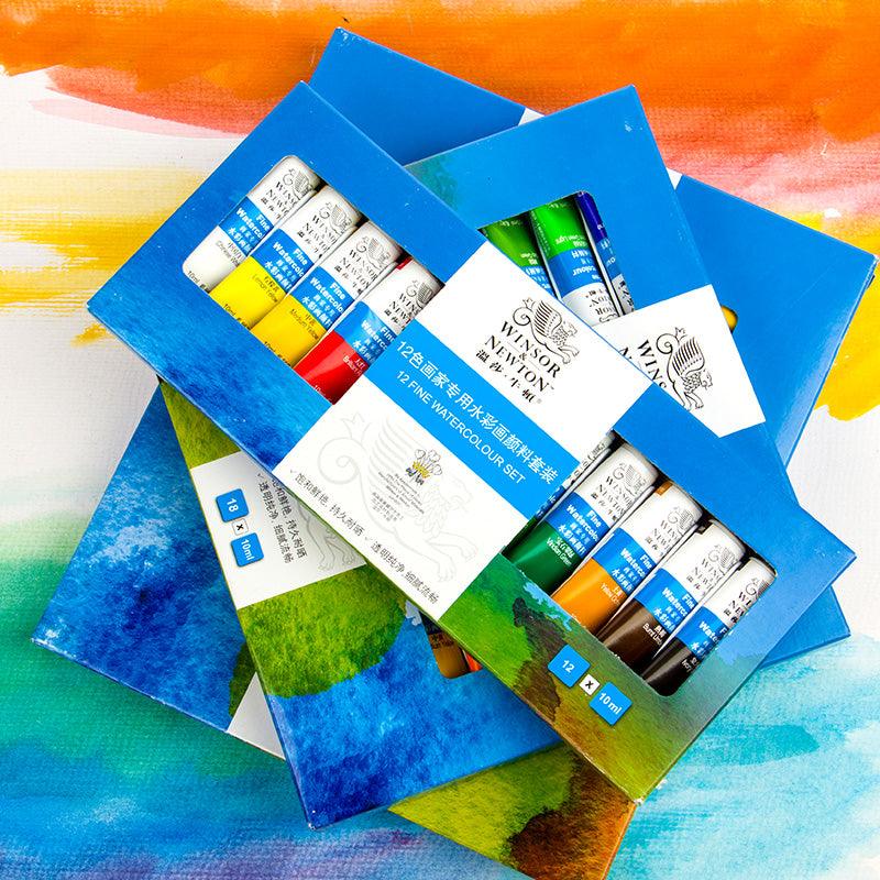 Winsor & Newton Fine Watercolor Paint Set- 0.34 oz (10 ml) - Moku Park