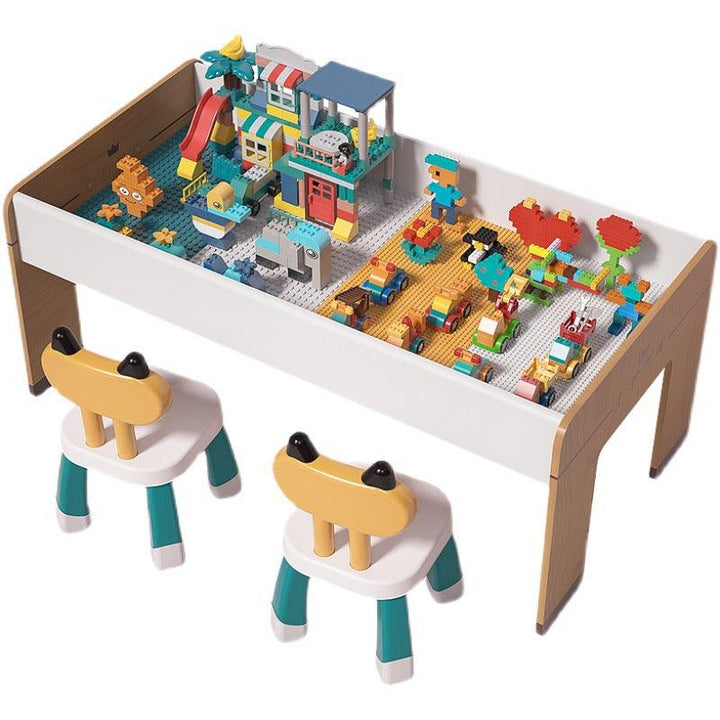 Wood Kids Multi-use Game and Reading (80cm-Desk + 1 Chair) - Moku Park