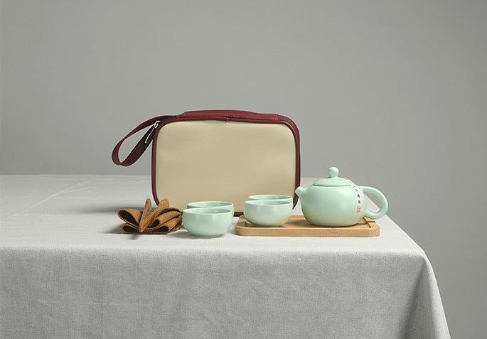 Portable Ceramic Kung Fu Tea Set - www.zawearystocks.com